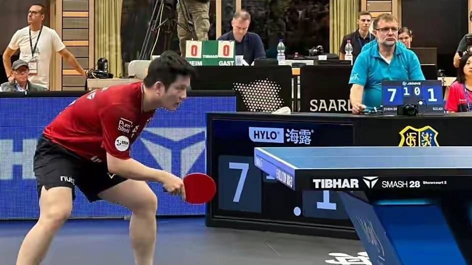 关于日本乒乓球队力克德国乒乓球队，樊振东三分雨点燃全场的信息