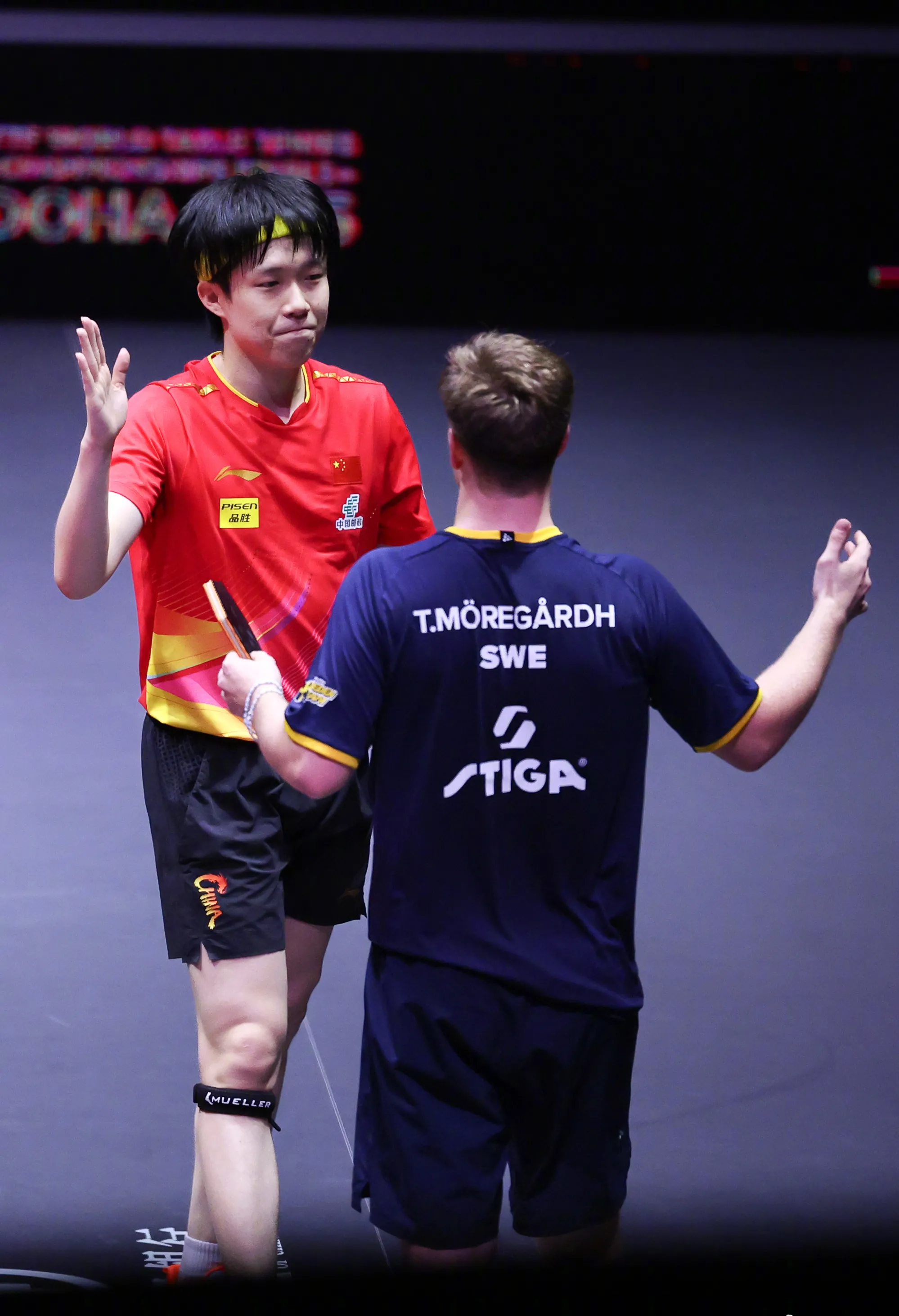 包含德国乒乓球队爆冷奥地利乒乓球队，波尔三分雨点燃全场的词条