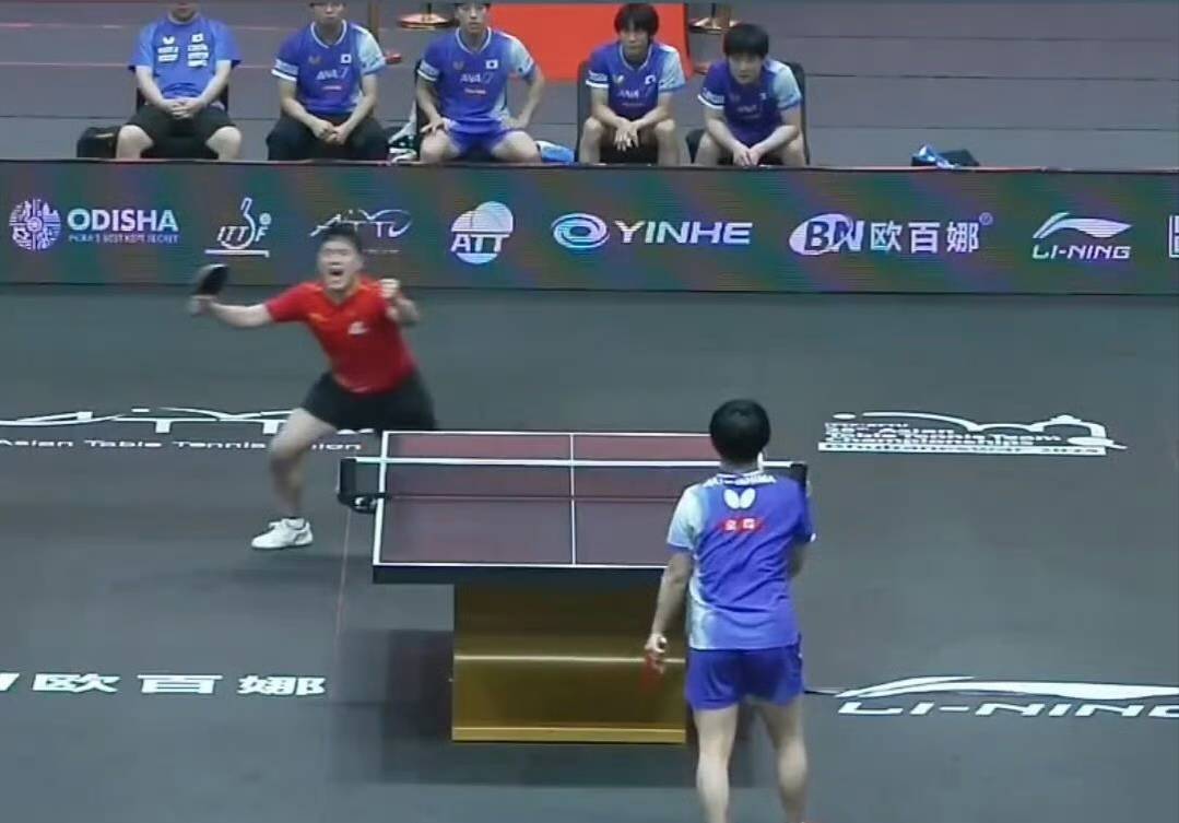 日本队险胜德国队，许昕带队取胜